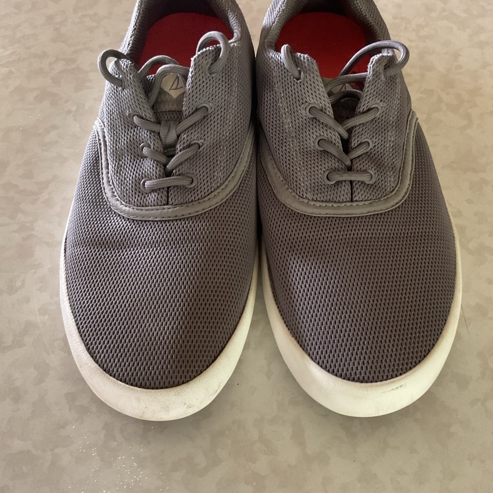 Sperry Gray and Red Men's Casual Shoes size 10.5 - Picture 4 of 5